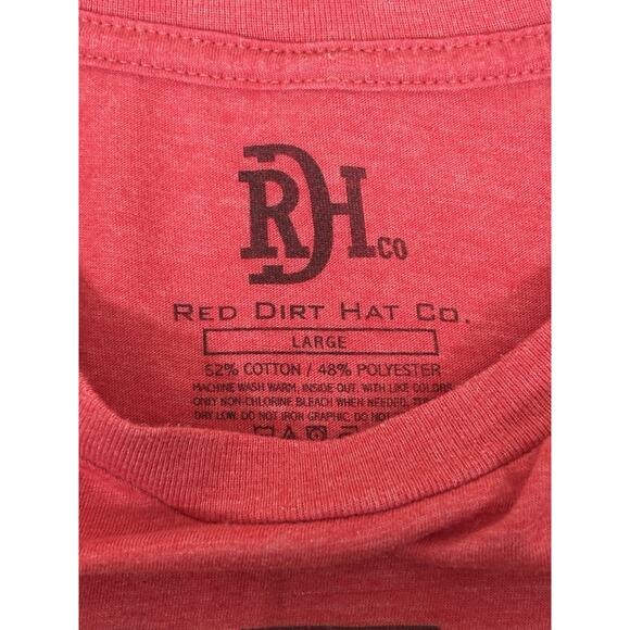 NEW! Red Dirt Hat Co Shirt 'Ride It Like You Stole It' Anderson Bean Size L - Picture 6 of 16